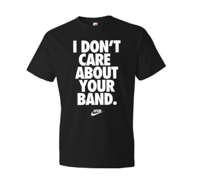 kevin-devine-don-t-care-t-shirt-noir-taille-l-coton image 1