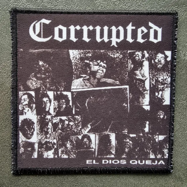 corrupted-el-dios-queja-patch-cusson-coudre-metal image 1