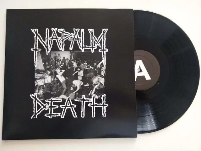 783punx-napalm-death-live-in-london-vinyle-lp-bootleg-1987 image 1