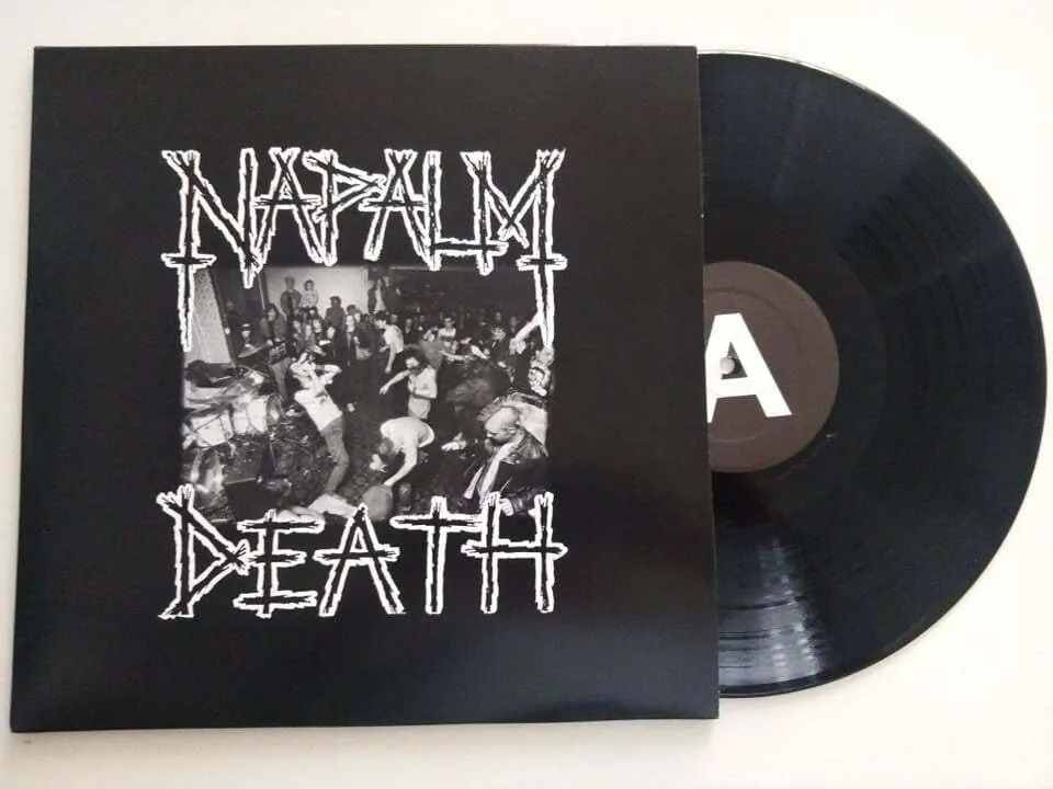 783punx-napalm-death-live-in-london-vinyle-lp-bootleg-1987 image 1