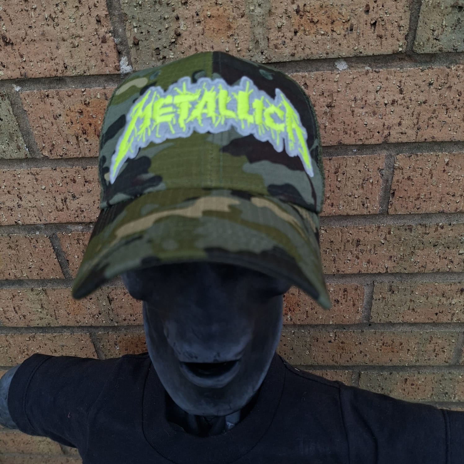 783punx-metallica-splatter-casquette-trucker-camo-vert image 2