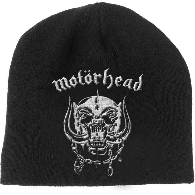 mot-rhead-logo-bonnet-brod-noir image 1