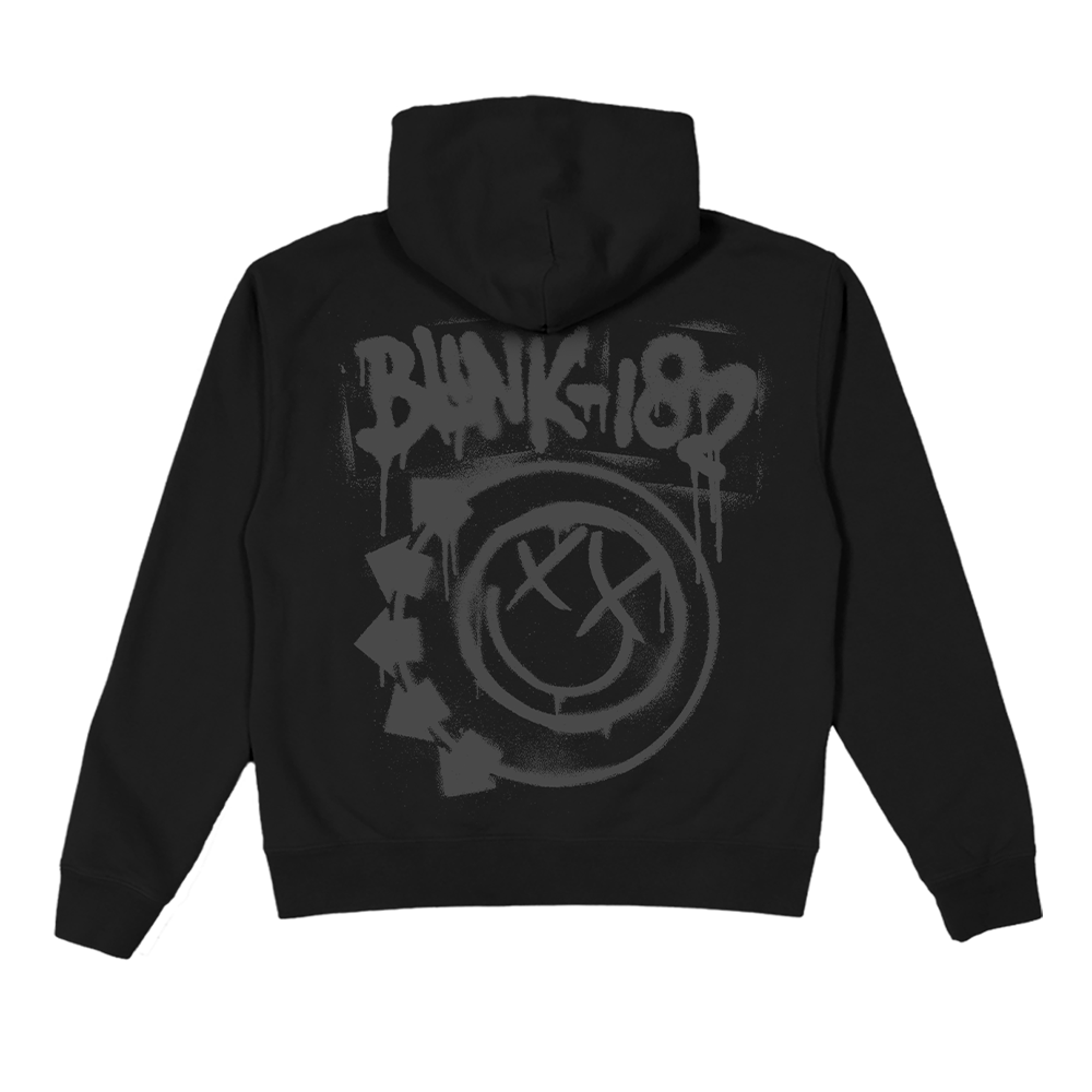 blink-182-spray-paint-smiley-sweat-zipp-noir image 2