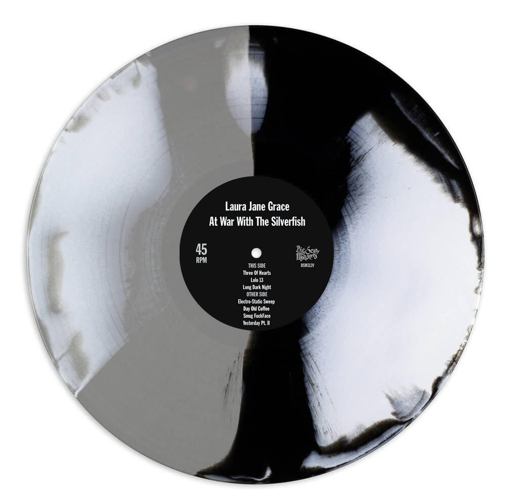 big-scary-monsters-laura-jane-grace-at-war-with-silverfish-vinyle-10-gris image 2