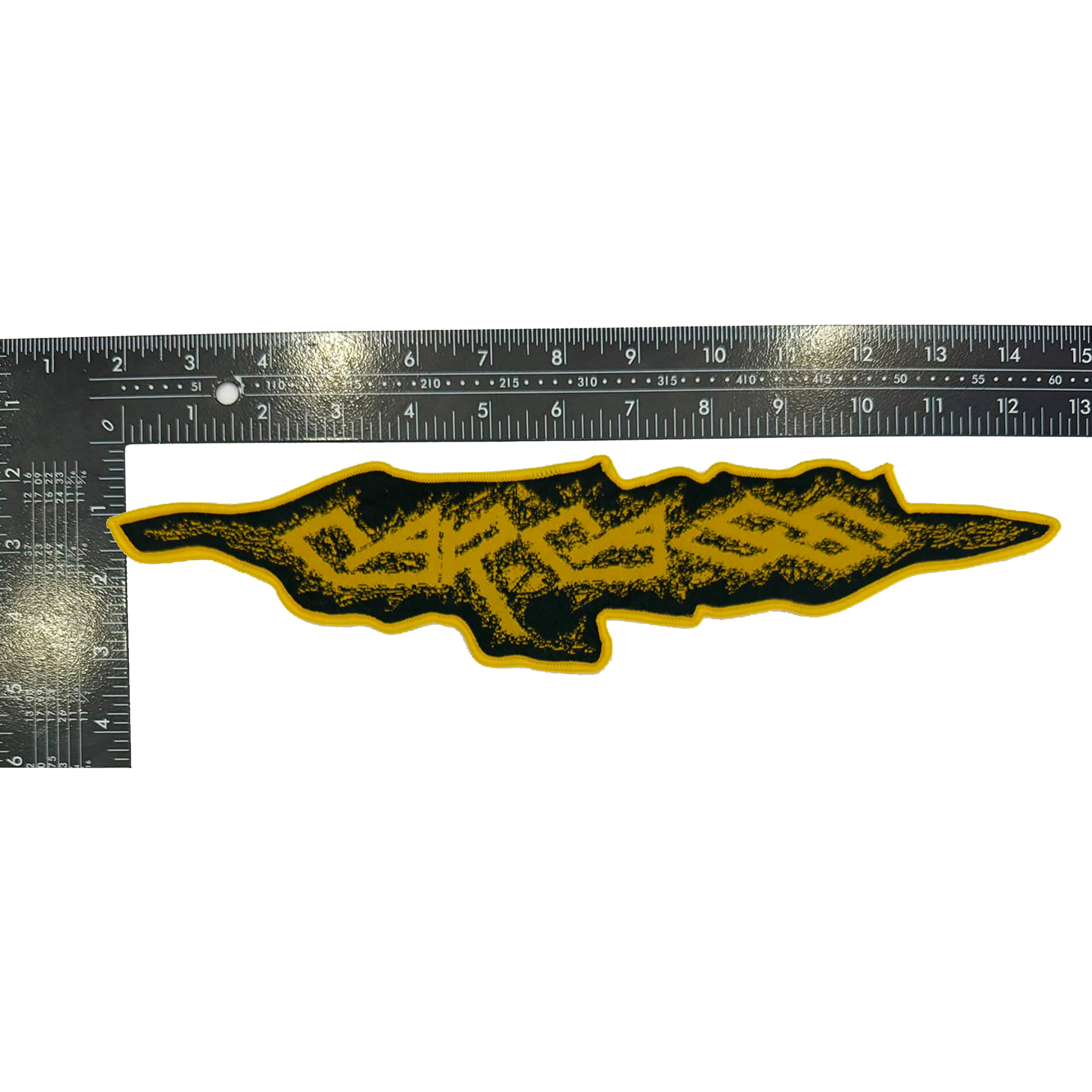 carcass-logo-patch-tiss-oversized-bordure-noire image 5
