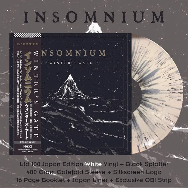 insomnium-winter-s-gate-vinyle-blanc-splatter-lp-japon-ltd-100 image 1