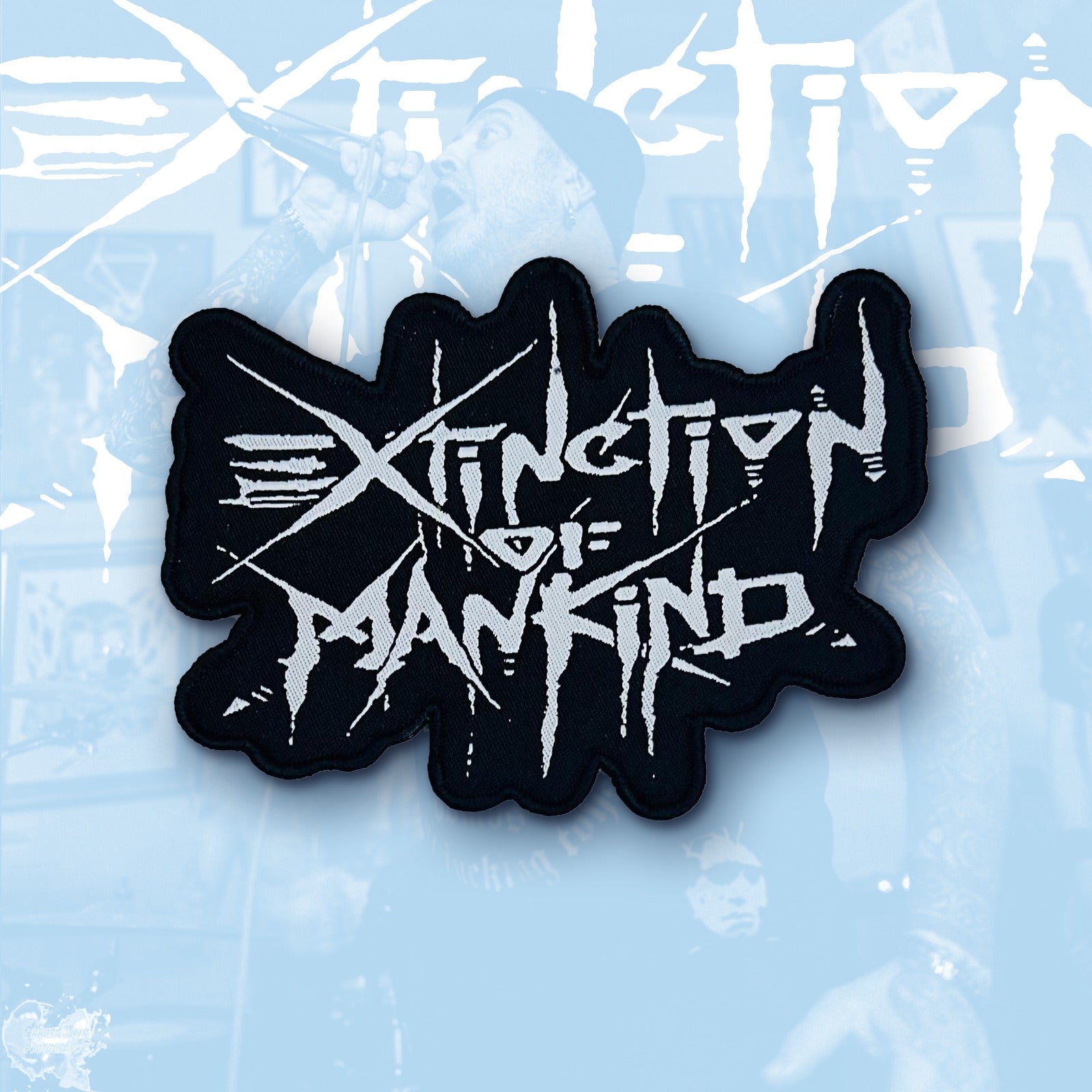 783punx-small-patch-extinction-of-mankind-logo-bordure-noire image 2