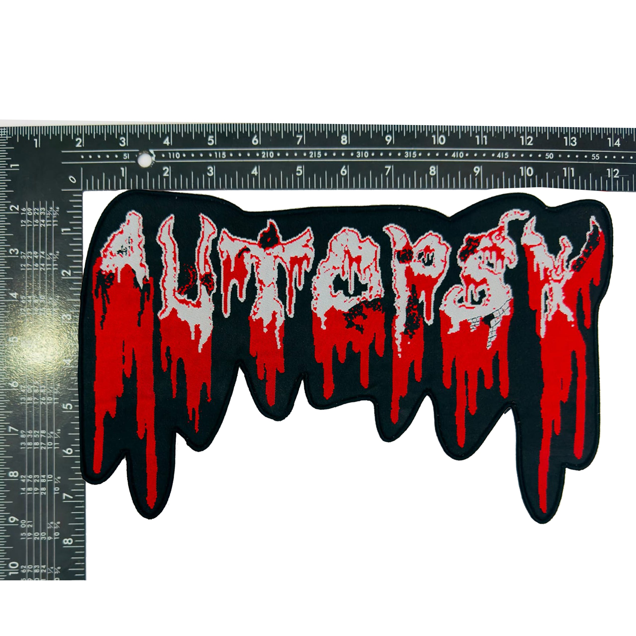 783punx-oversized-patch-autopsy-logo-tiss-bordure-noire image 3