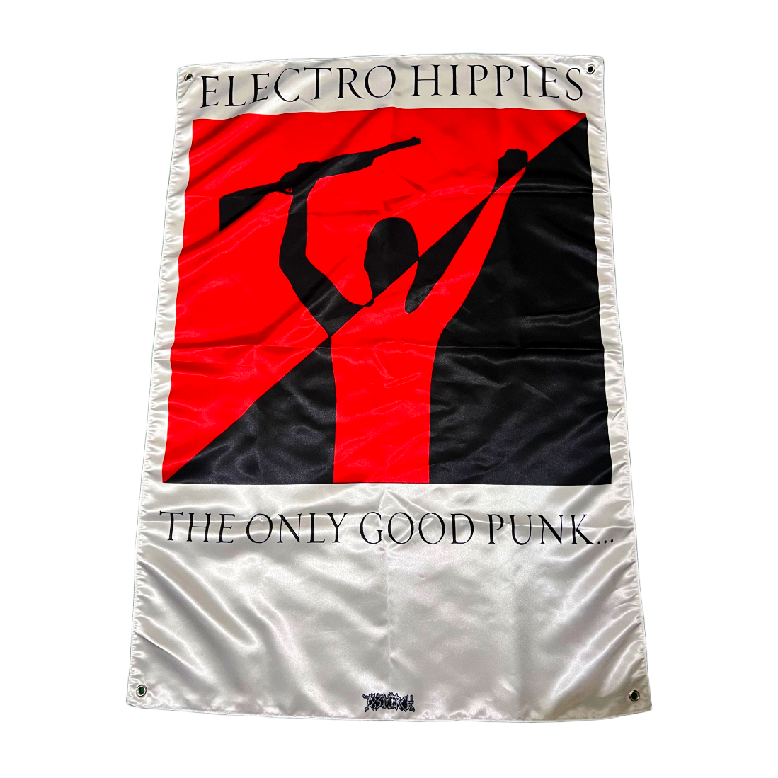 783punx-drapeau-electro-hippies-only-good-punk-100x70-tissu image 2