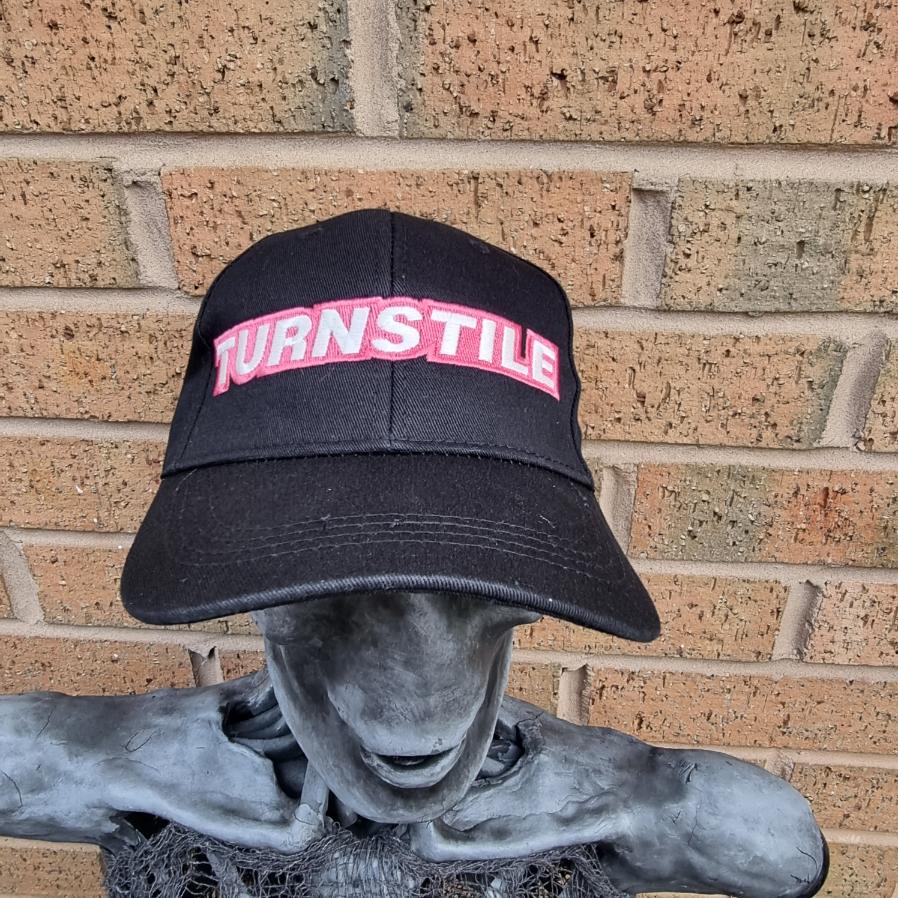 783punx-turnstile-logo-glow-casquette-baseball-blanche-phosphorescente image 2