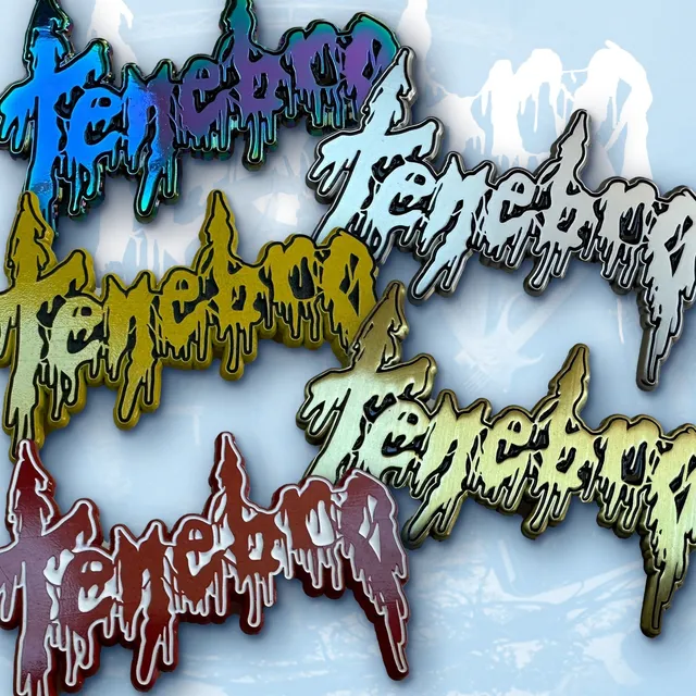 tenebro-logo-pin-s-mail-58mm-phosphorescent image 1
