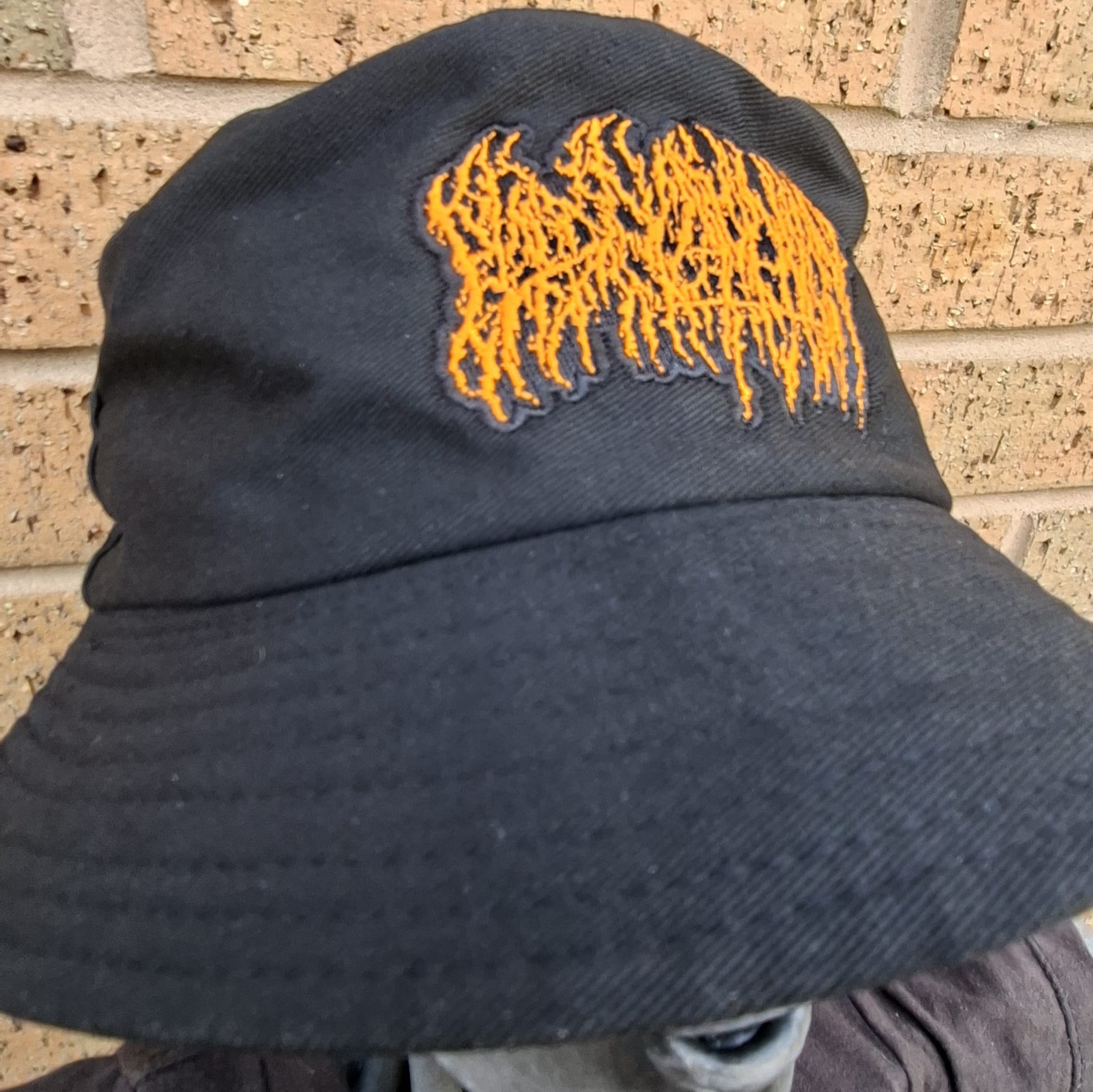 blood-incantation-logo-bucket-hat-bob-orange-n-on-brod image 3
