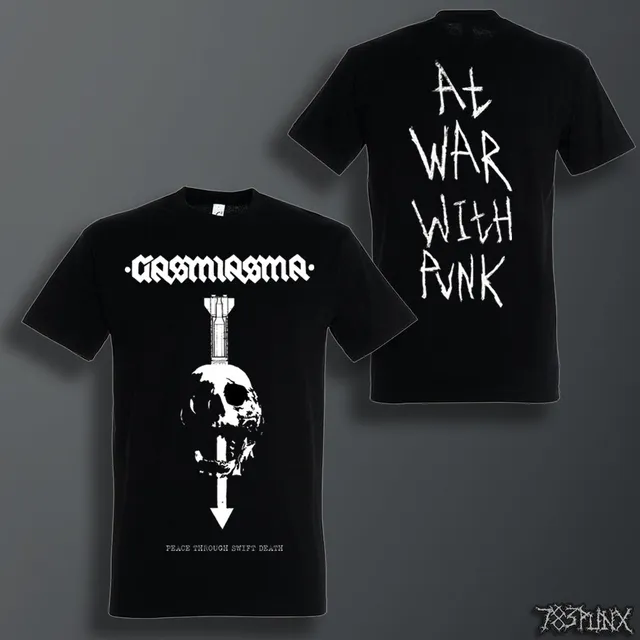 gasmiasma-at-war-with-punk-t-shirt-noir-homme image 1