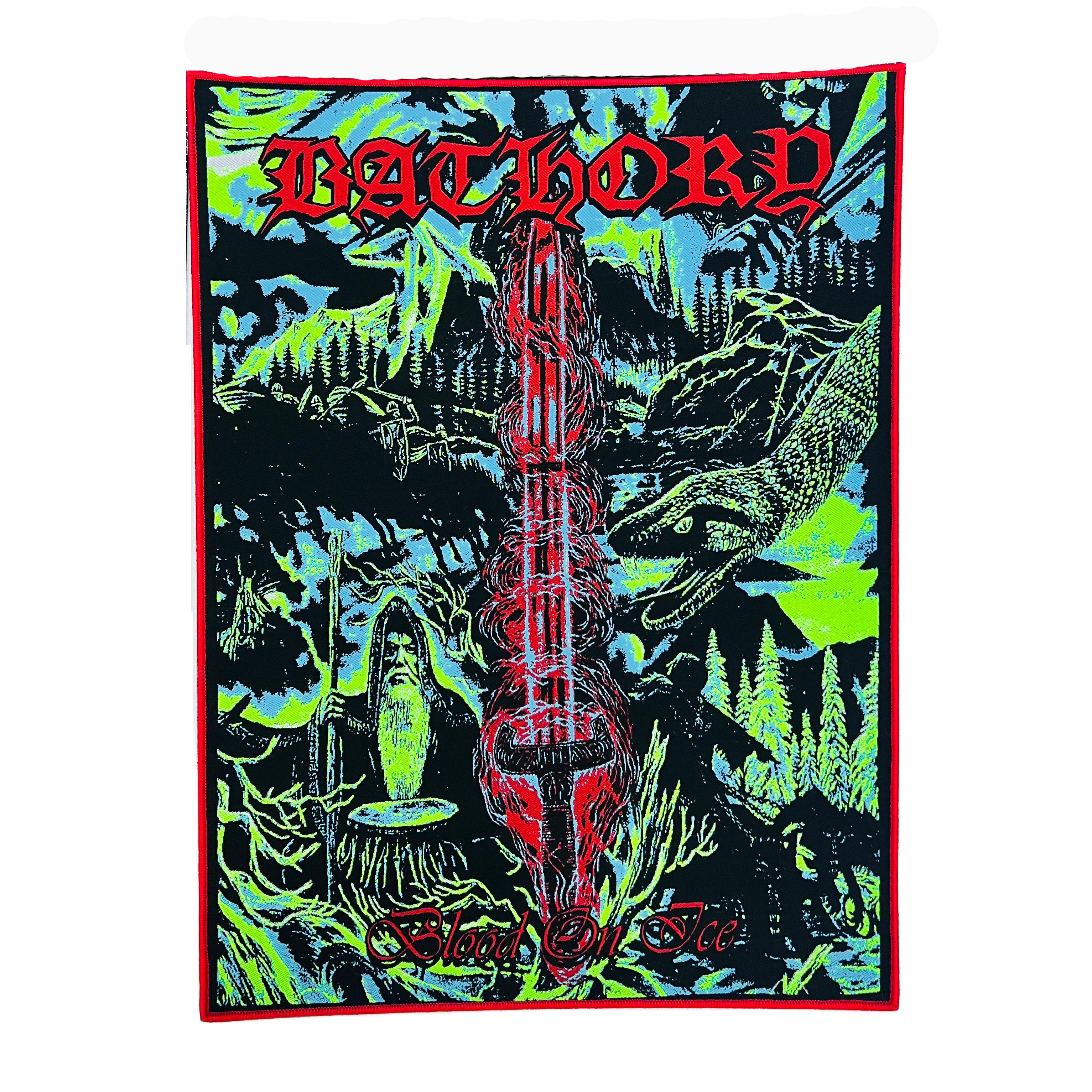 bathory-blood-on-ice-backpatch-tiss-bordure-noire image 4