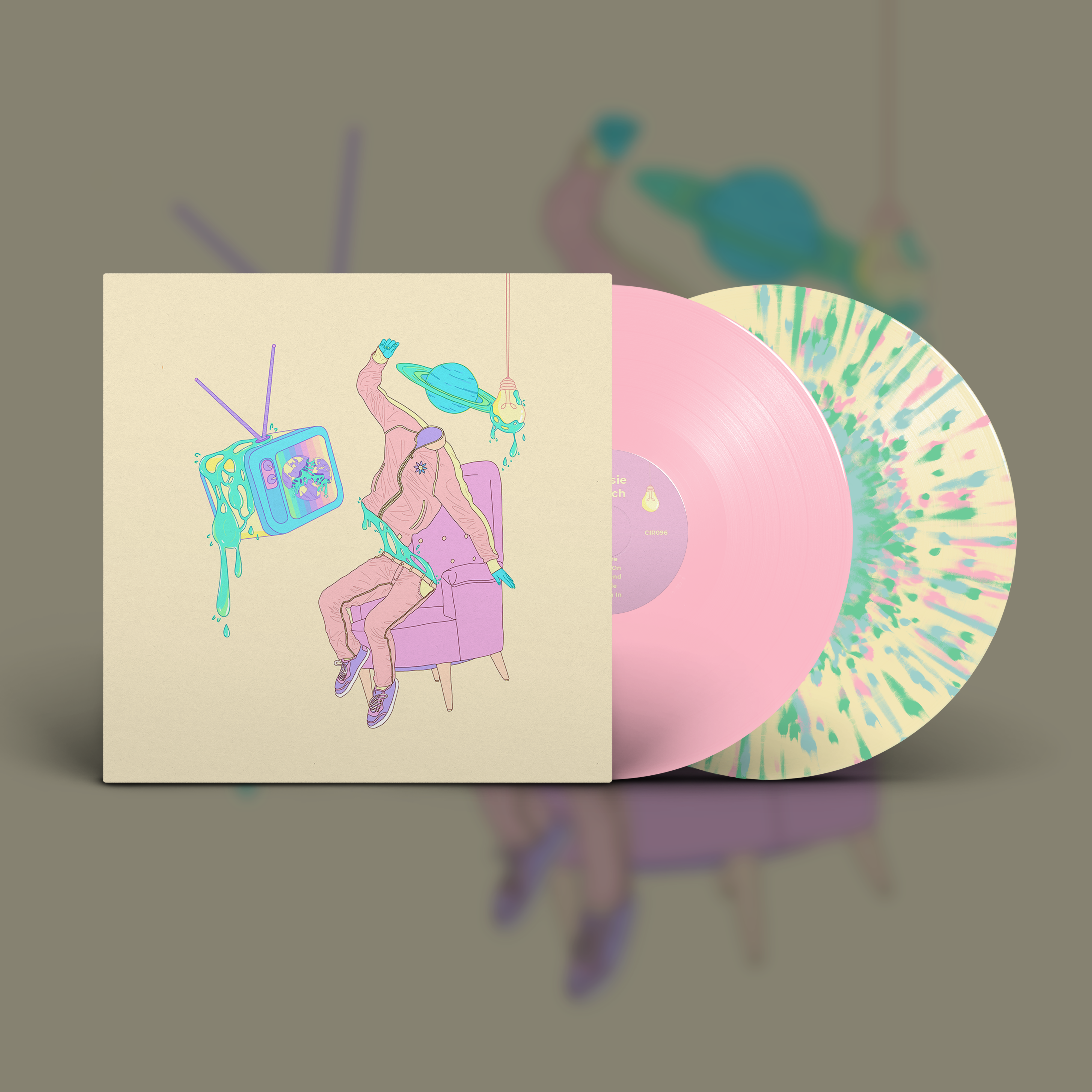 counter-intuitive-kicksie-slouch-vinyle-cr-me-splatter image 2