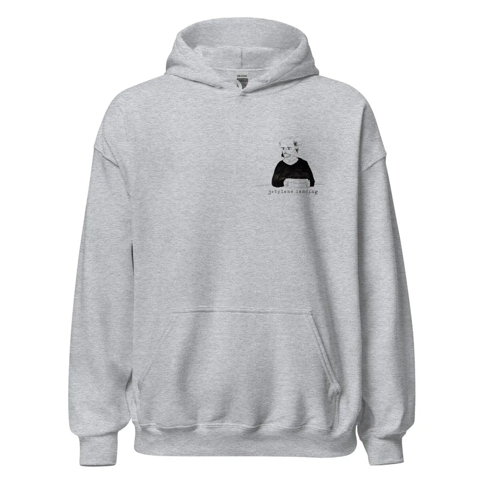 big-scary-monsters-jetplane-landing-once-like-a-spark-hoodie-gris image 1