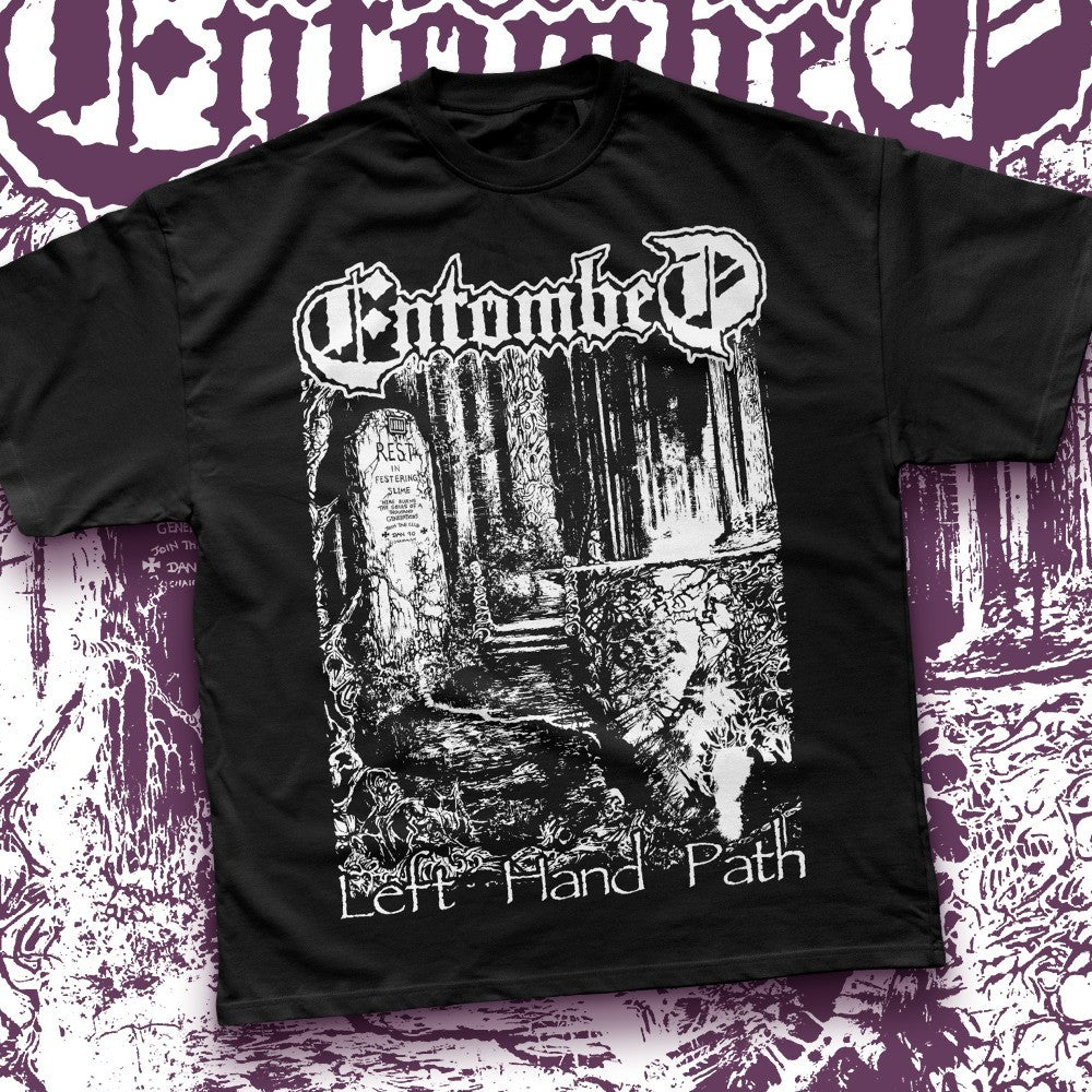 entombed-left-hand-path-t-shirt-noir-taille-l image 1