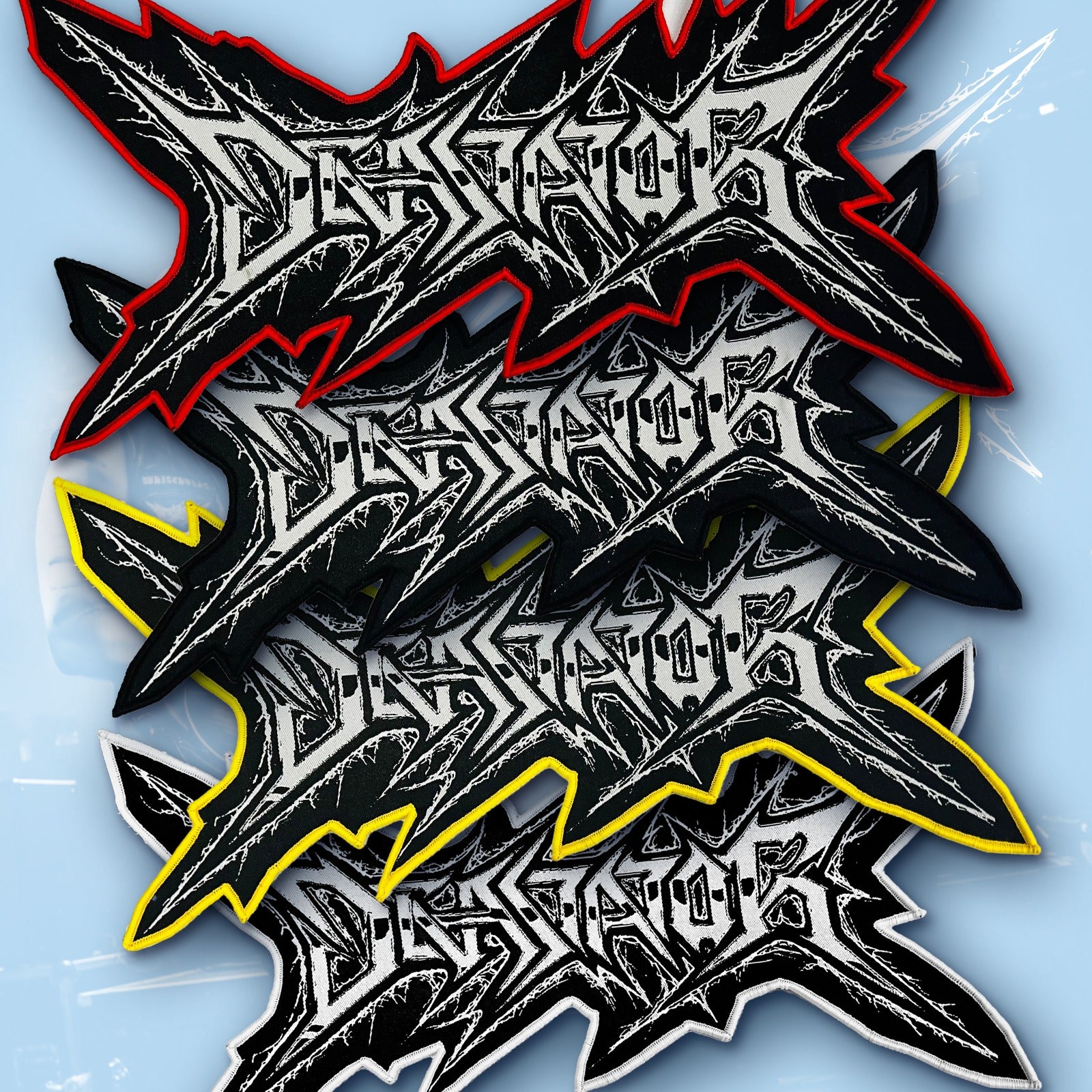 devastator-logo-patch-tiss-oversized-noir-30-cm image 1
