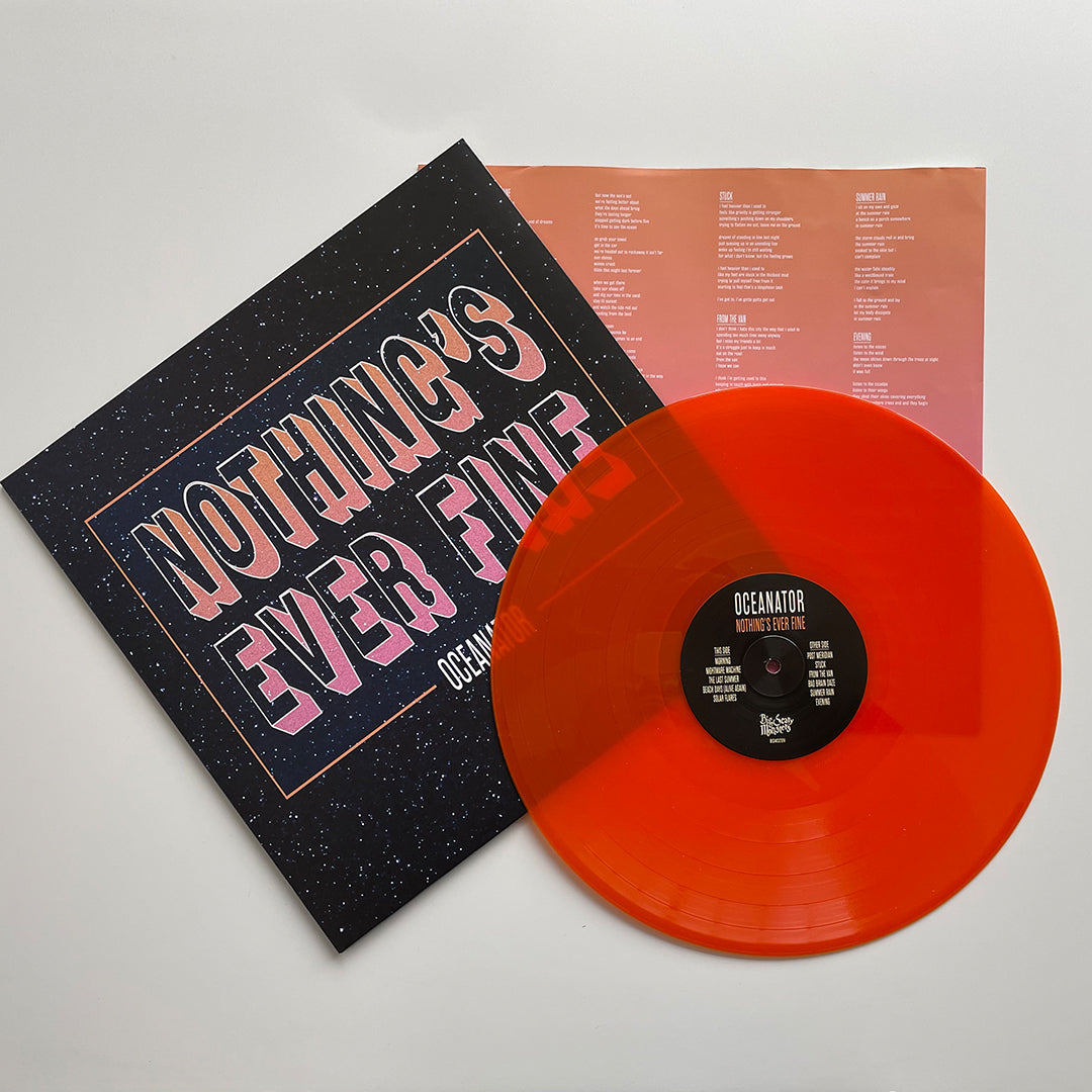 oceanator-nothing-s-ever-fine-lp-orange-transparent image 5