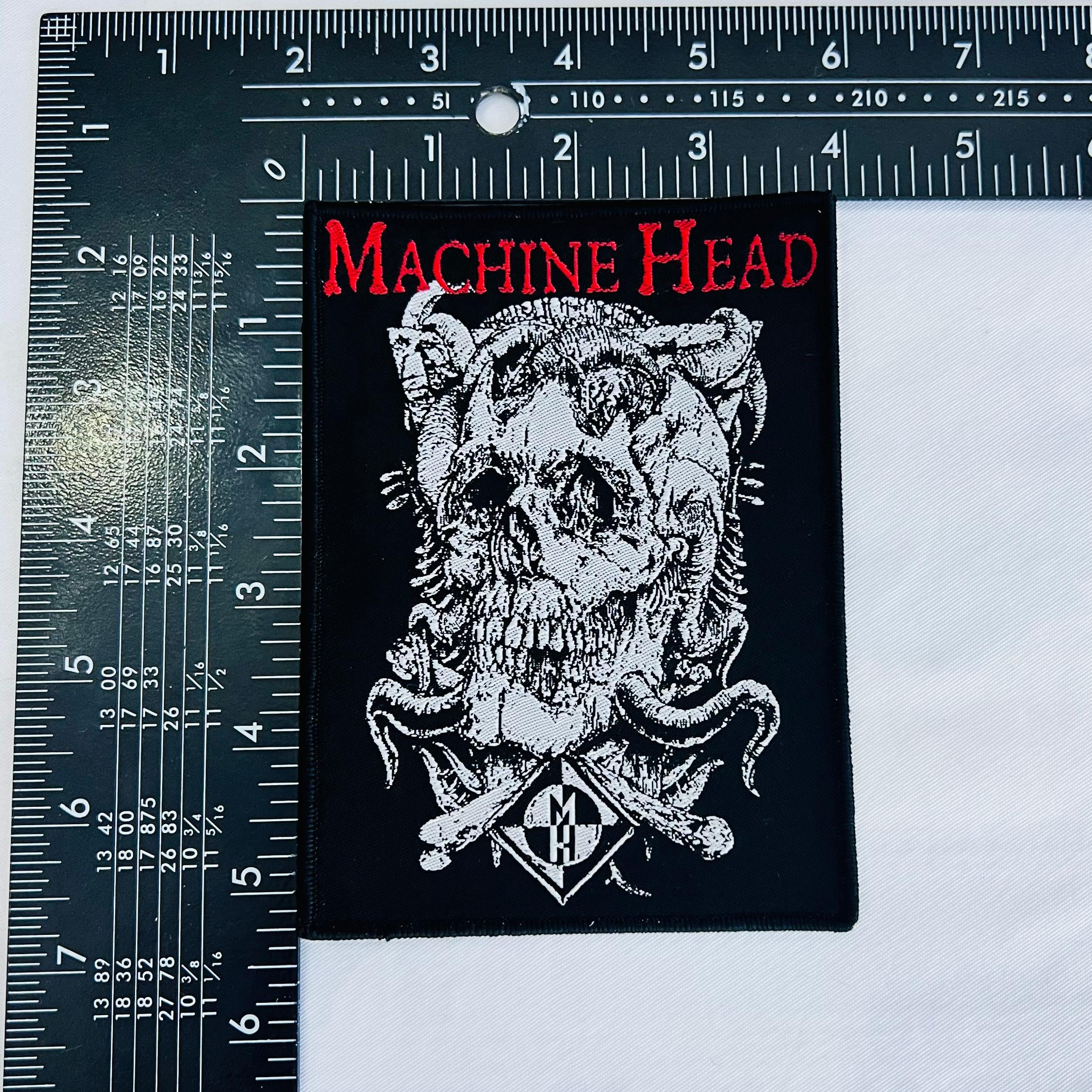 783punx-small-patch-machine-head-the-burning-red-patch-bordure-noire image 3
