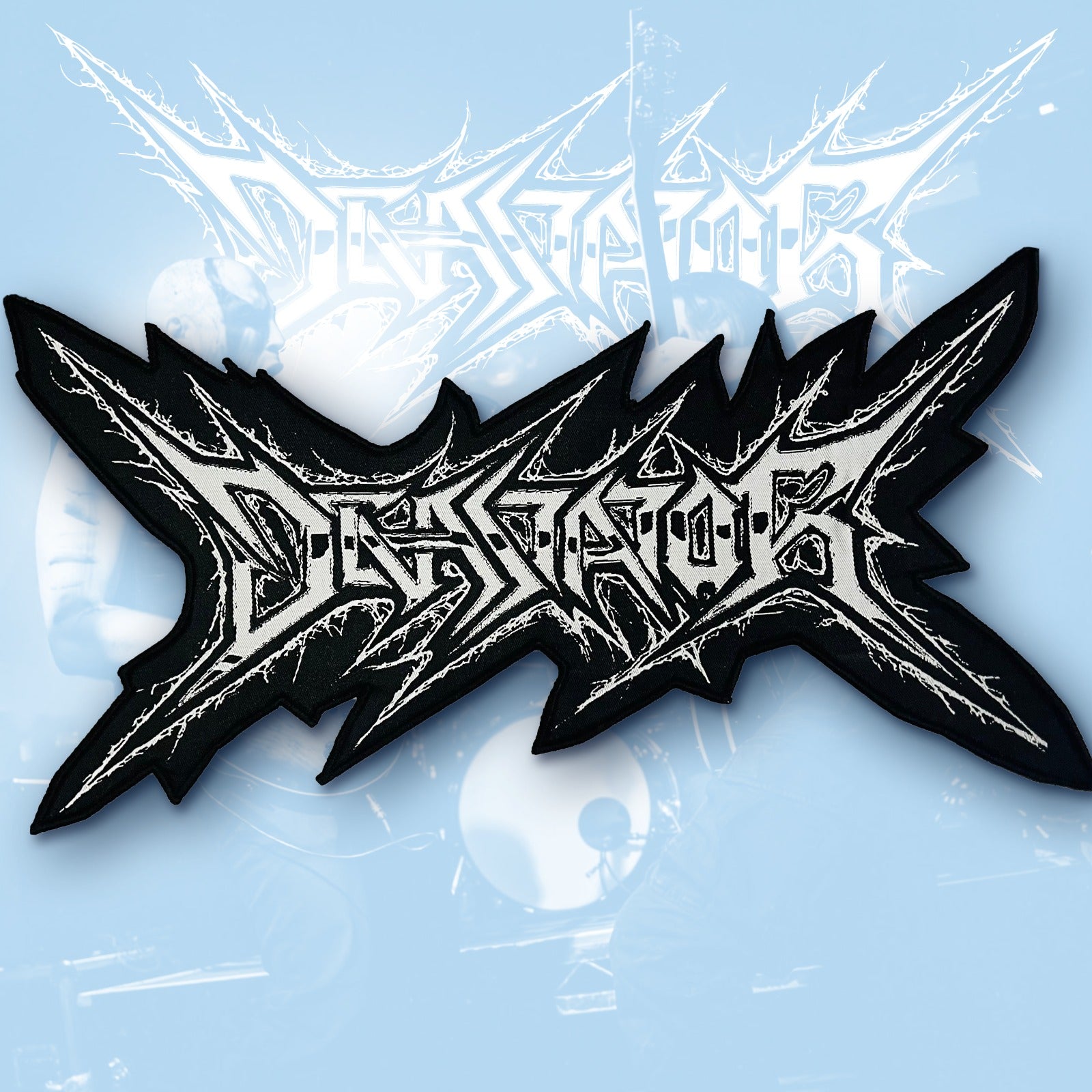 devastator-logo-patch-tiss-oversized-noir-30-cm image 2