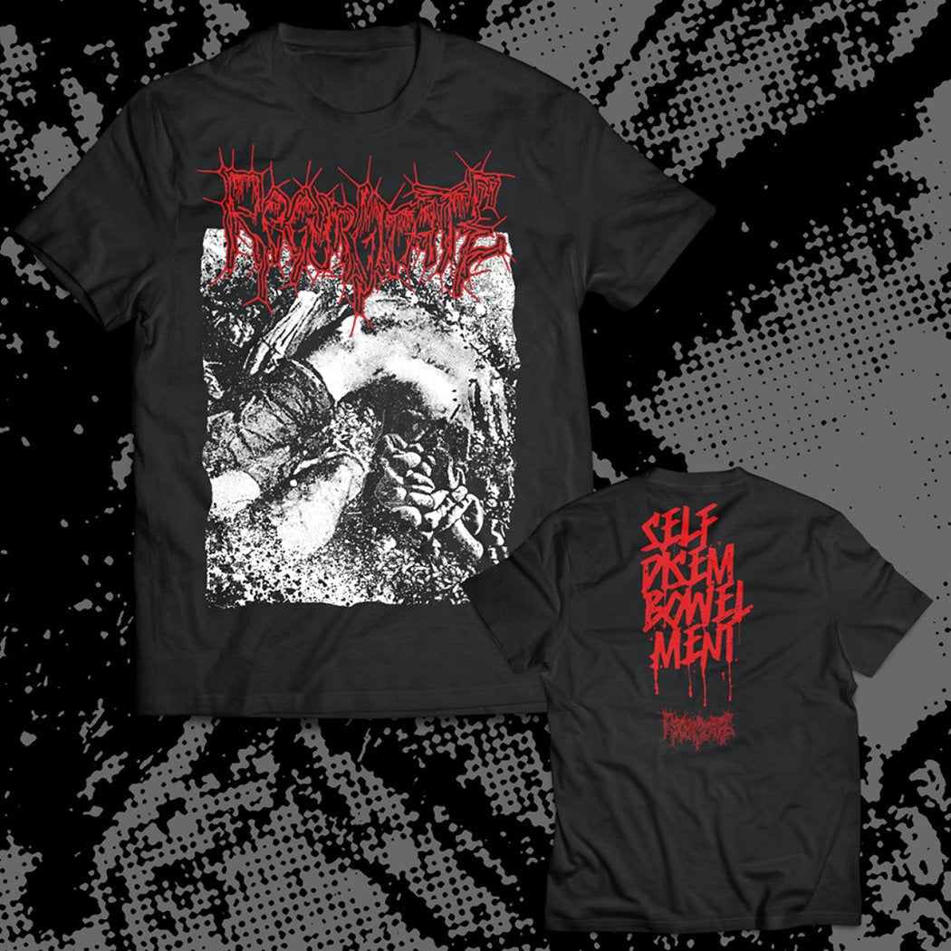 783punx-t-shirts-regurgitate-self-disembowelment-t-shirt-noir-large image 1