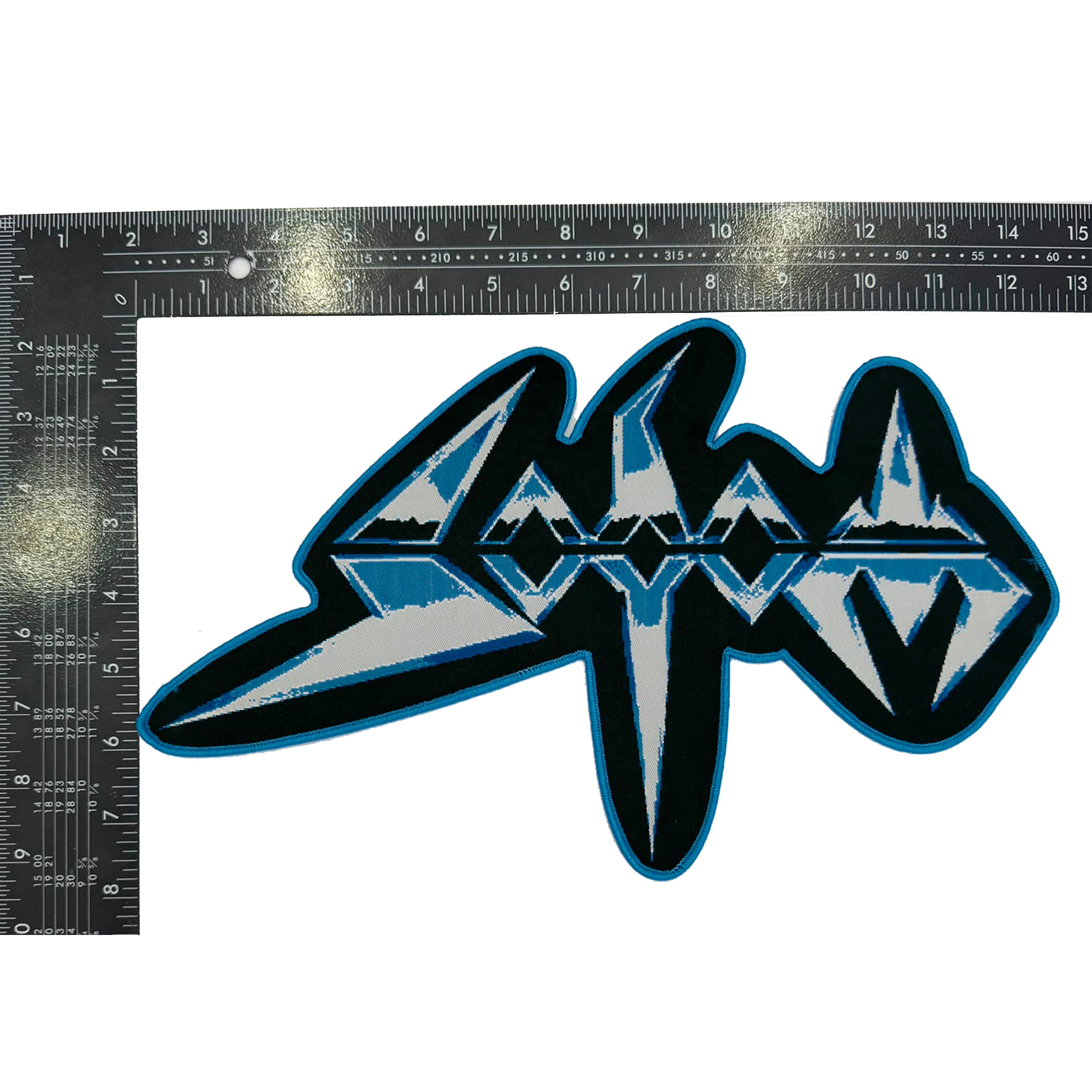 sodom-logo-patch-tiss-oversize-bordure-noire image 5