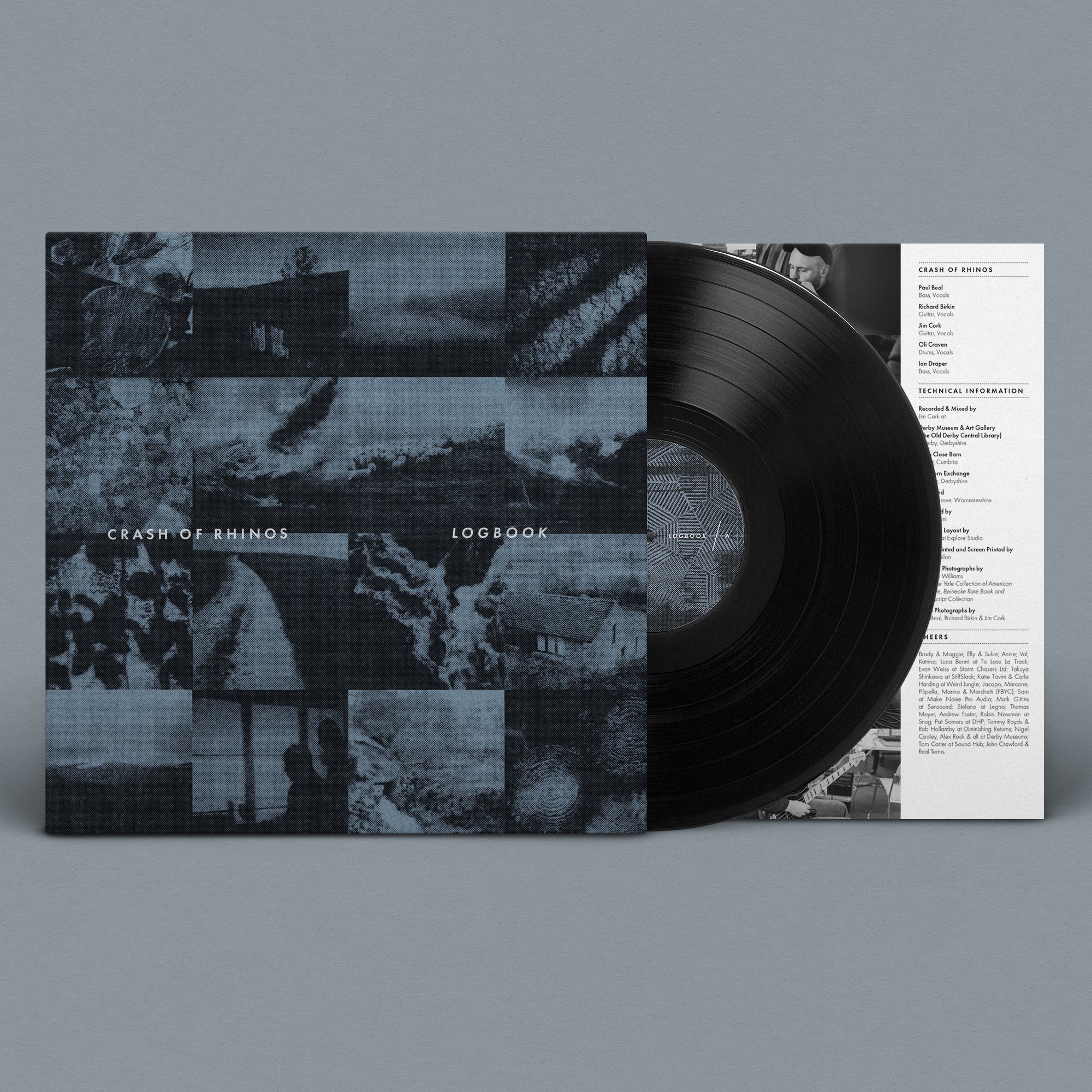 big-scary-monsters-crash-of-rhinos-logbook-vinyle-lp-bleu-transparent image 2
