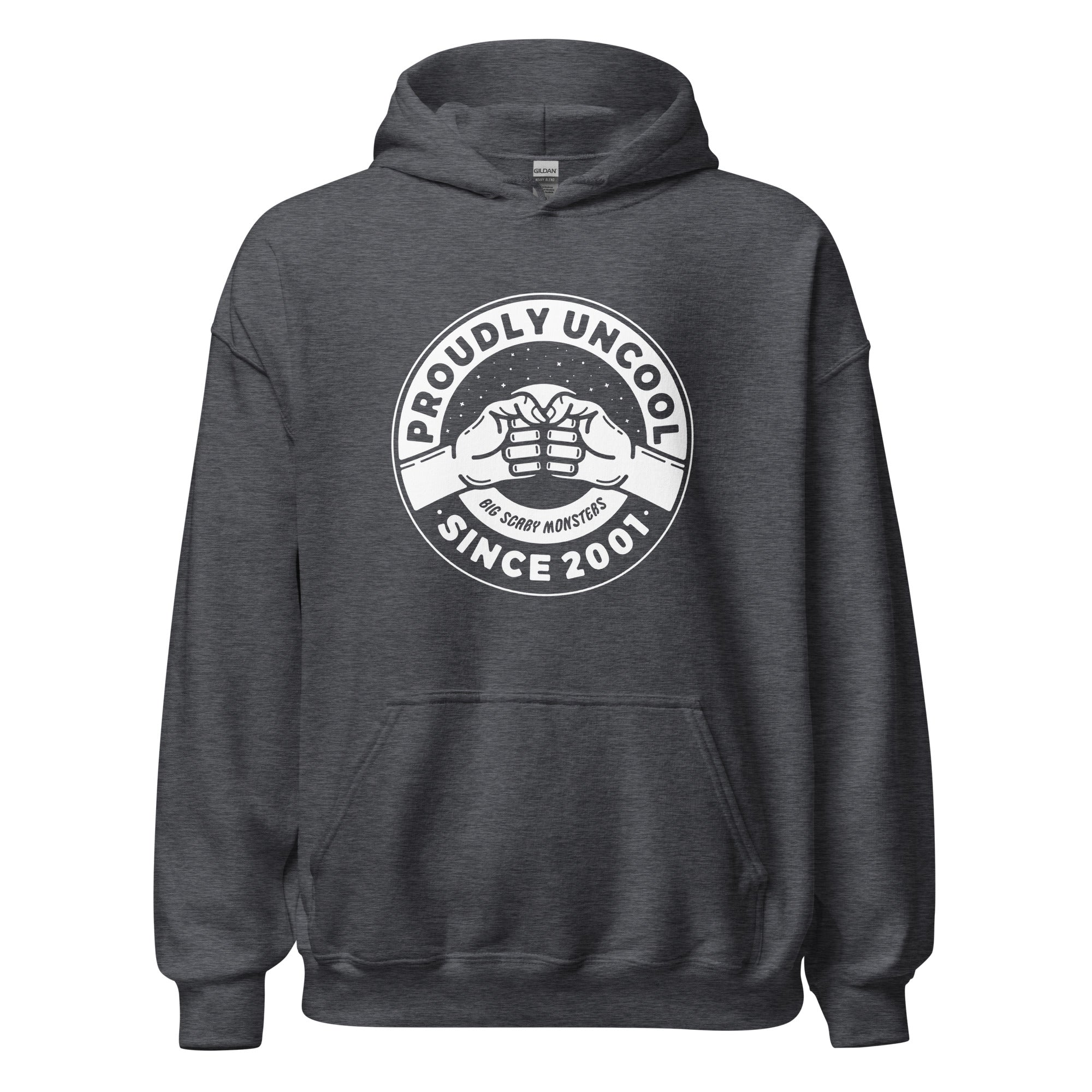 proudly-uncool-hoodie-sweat-capuche-noir-taille-l image 3