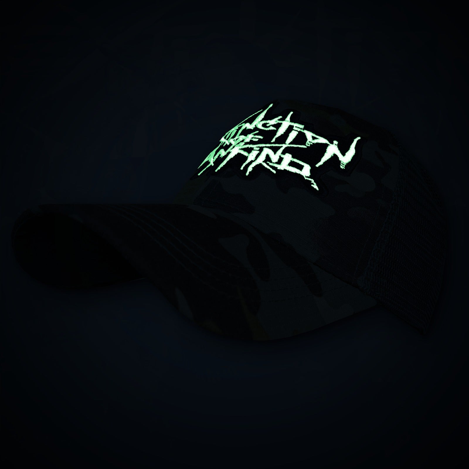 extinction-of-mankind-logo-casquette-trucker-camo image 2