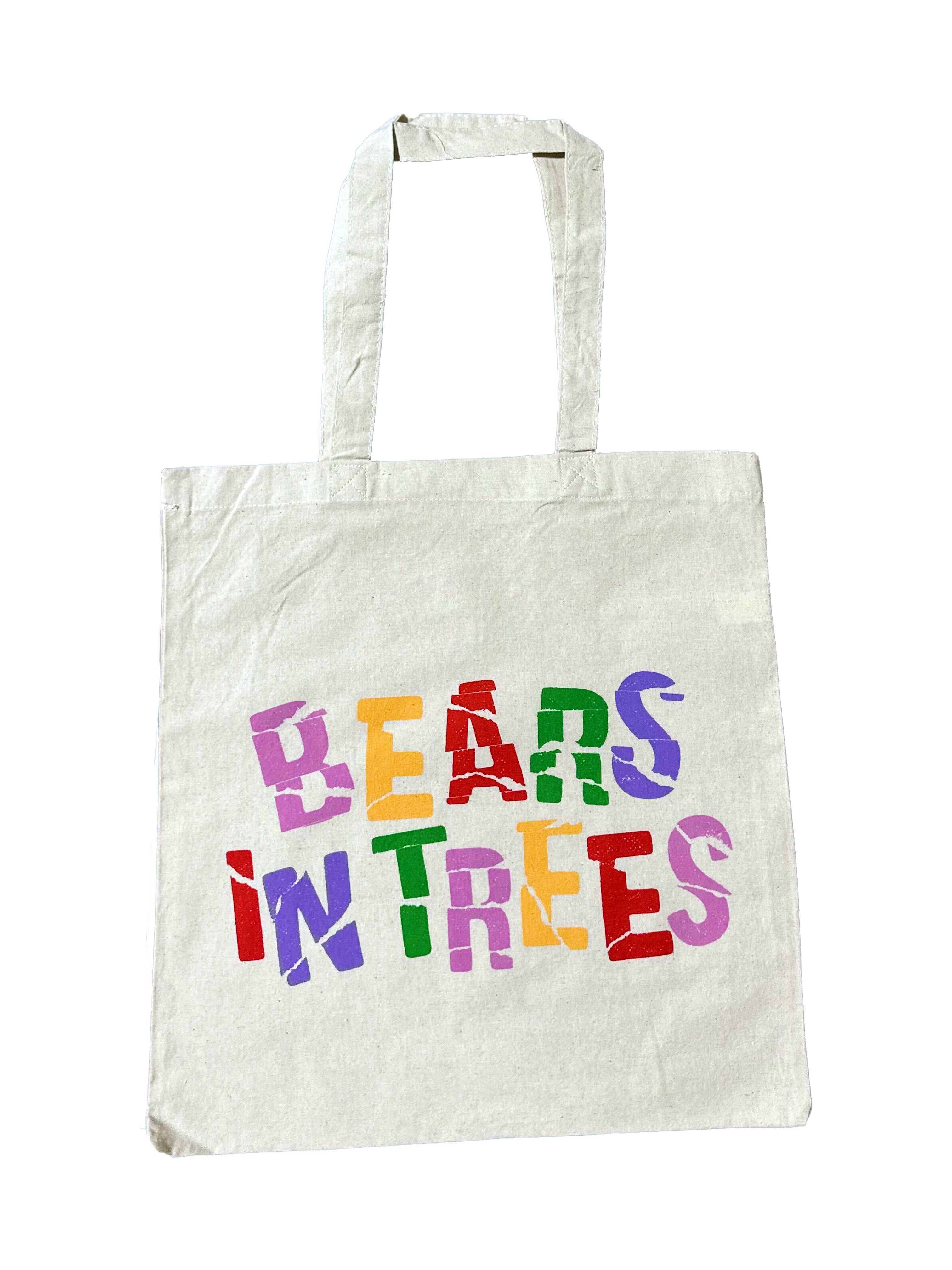 bears-in-trees-rainbow-logo-sac-tote-en-toile image 1