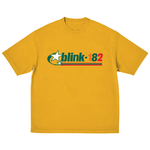 blink-182-7-11-gold-star-t-shirt-dor-unisexe-graphique image 1