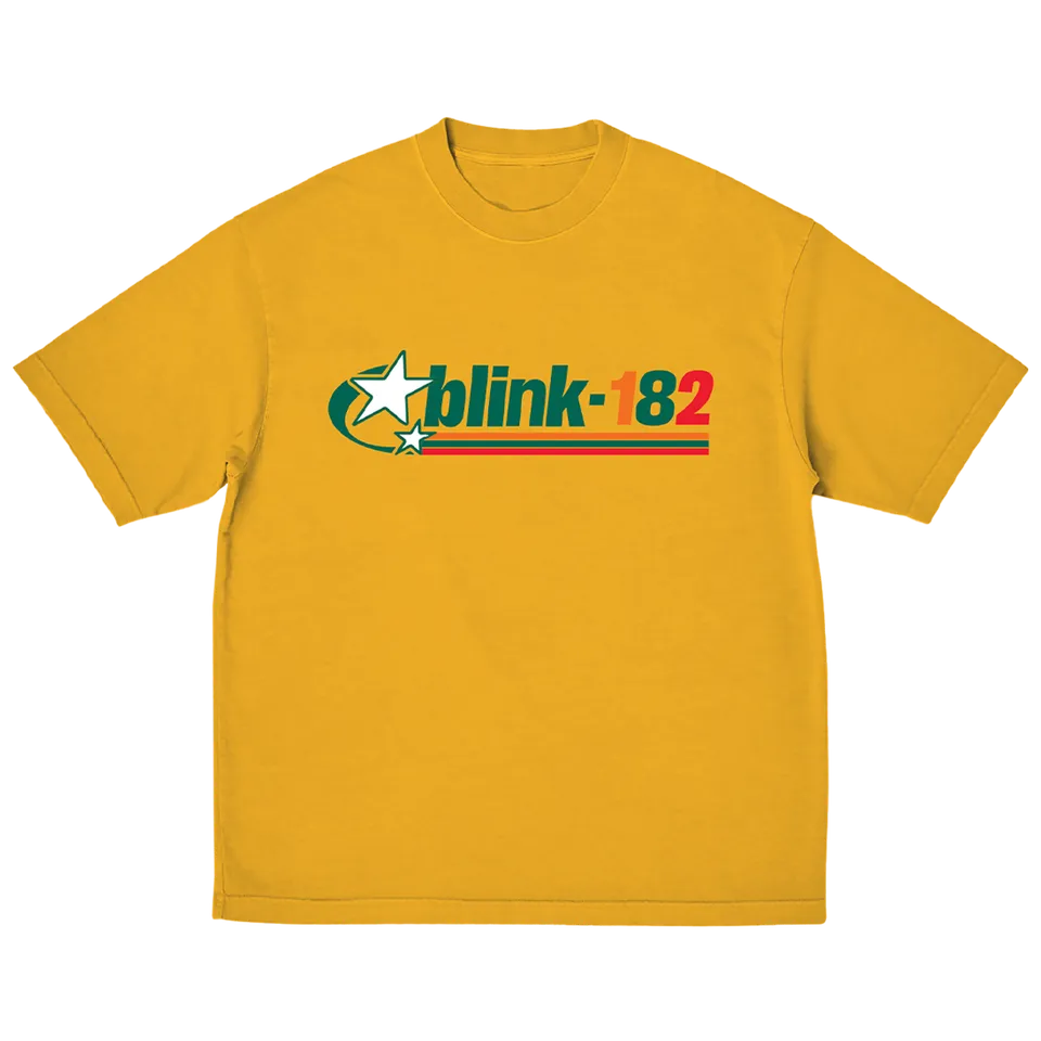 blink-182-7-11-gold-star-t-shirt-dor-unisexe-graphique image 1