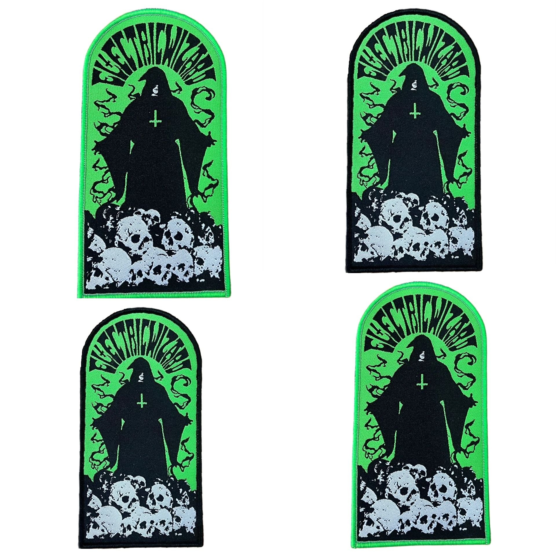 783punx-small-patch-electric-wizard-cusson-thermocollant-vert image 1