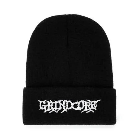 783punx-grindcore-bonnet-revers-logo-brod-noir image 1
