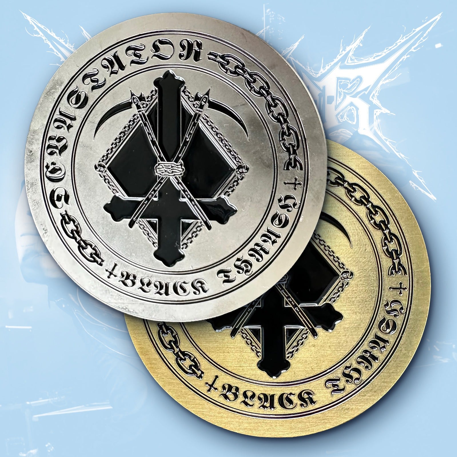 devastator-sigil-pin-s-mail-58mm-nickel-mat image 1