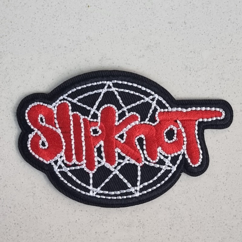 slipknot-logo-red-petit-patch-cusson-rouge image 1