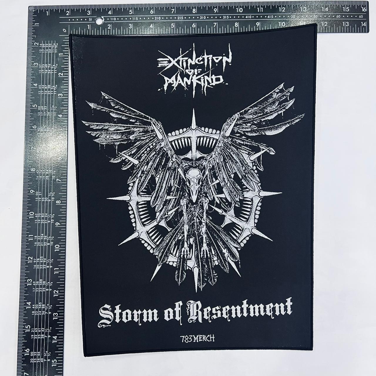 783punx-backpatch-extinction-of-mankind-storm-of-resentment-tiss-bordure-noire image 3