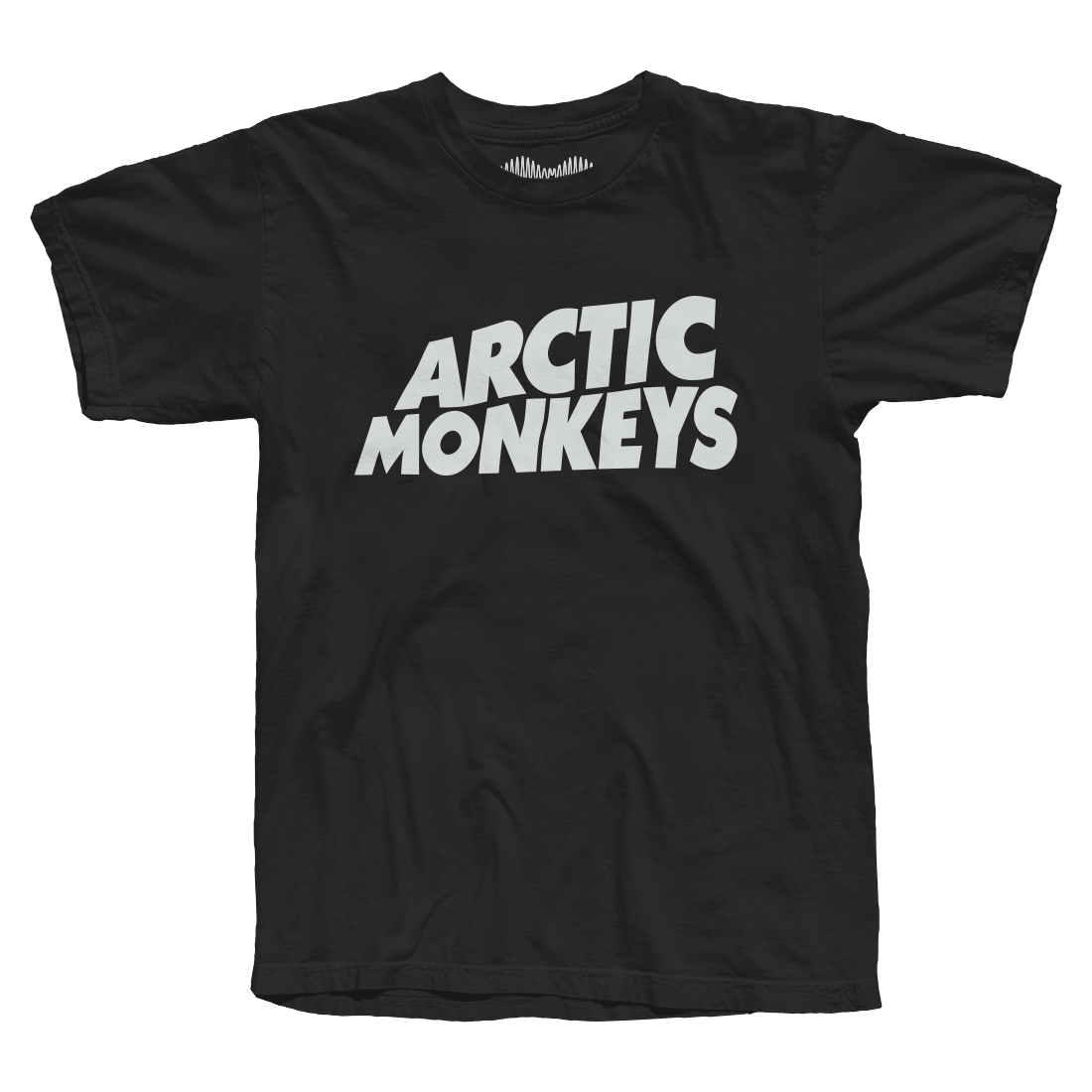 arctic-monkeys-classic-logo-t-shirt-noir-coton image 1