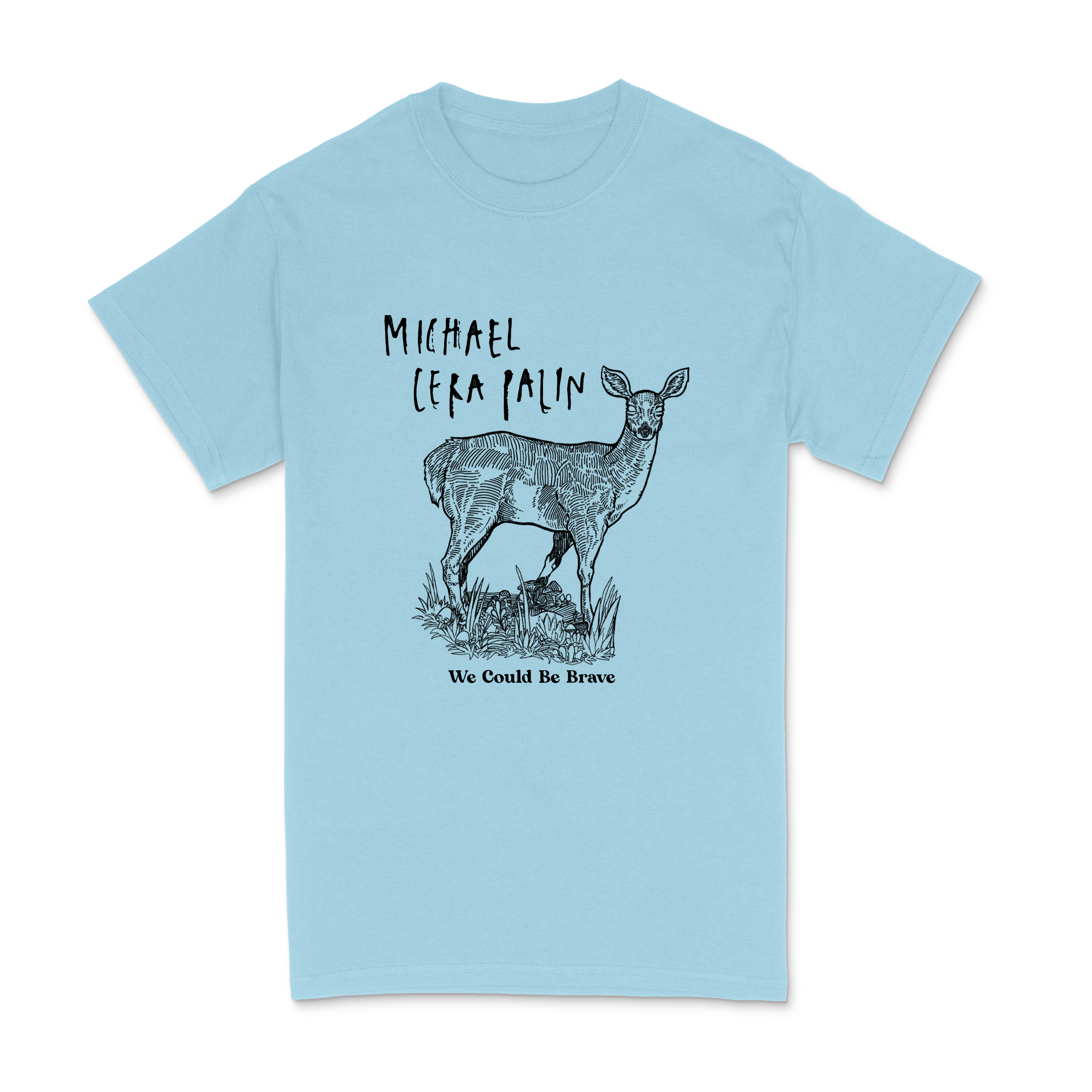michael-cera-palin-deer-t-shirt-blanc-coton-cerf-m image 2