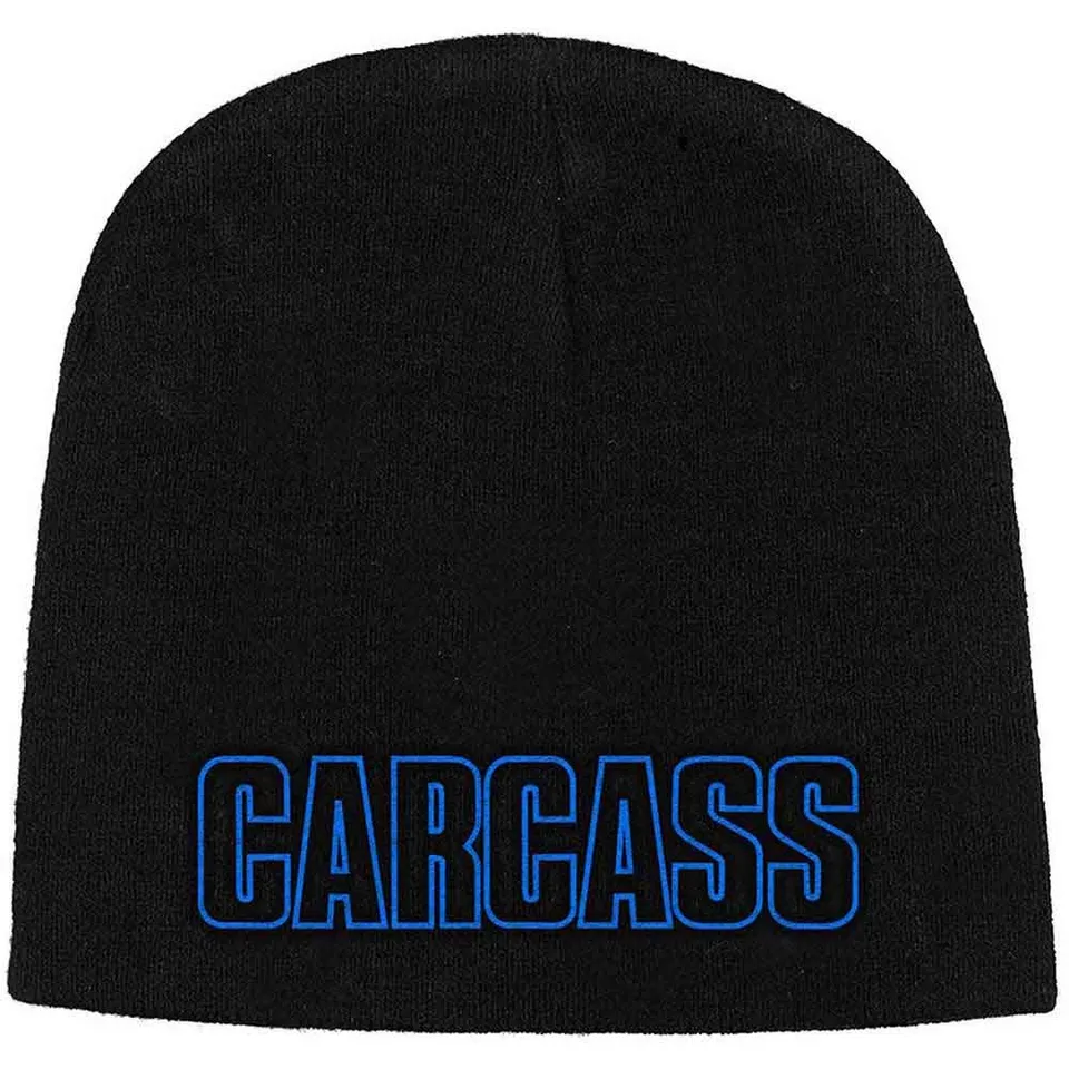 carcass-logo-bonnet-noir-brod-death-metal image 1