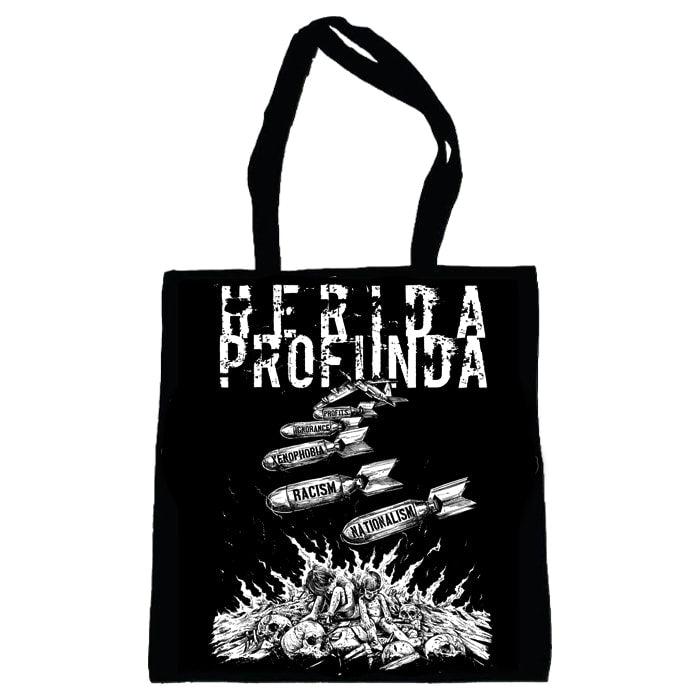 herida-profunda-refugees-welcome-tote-bag-toile image 1
