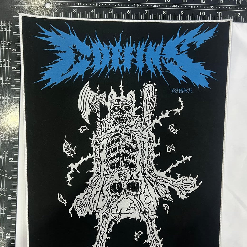 783punx-coffins-sinister-oath-backpatch-dos-bordure-noire image 5