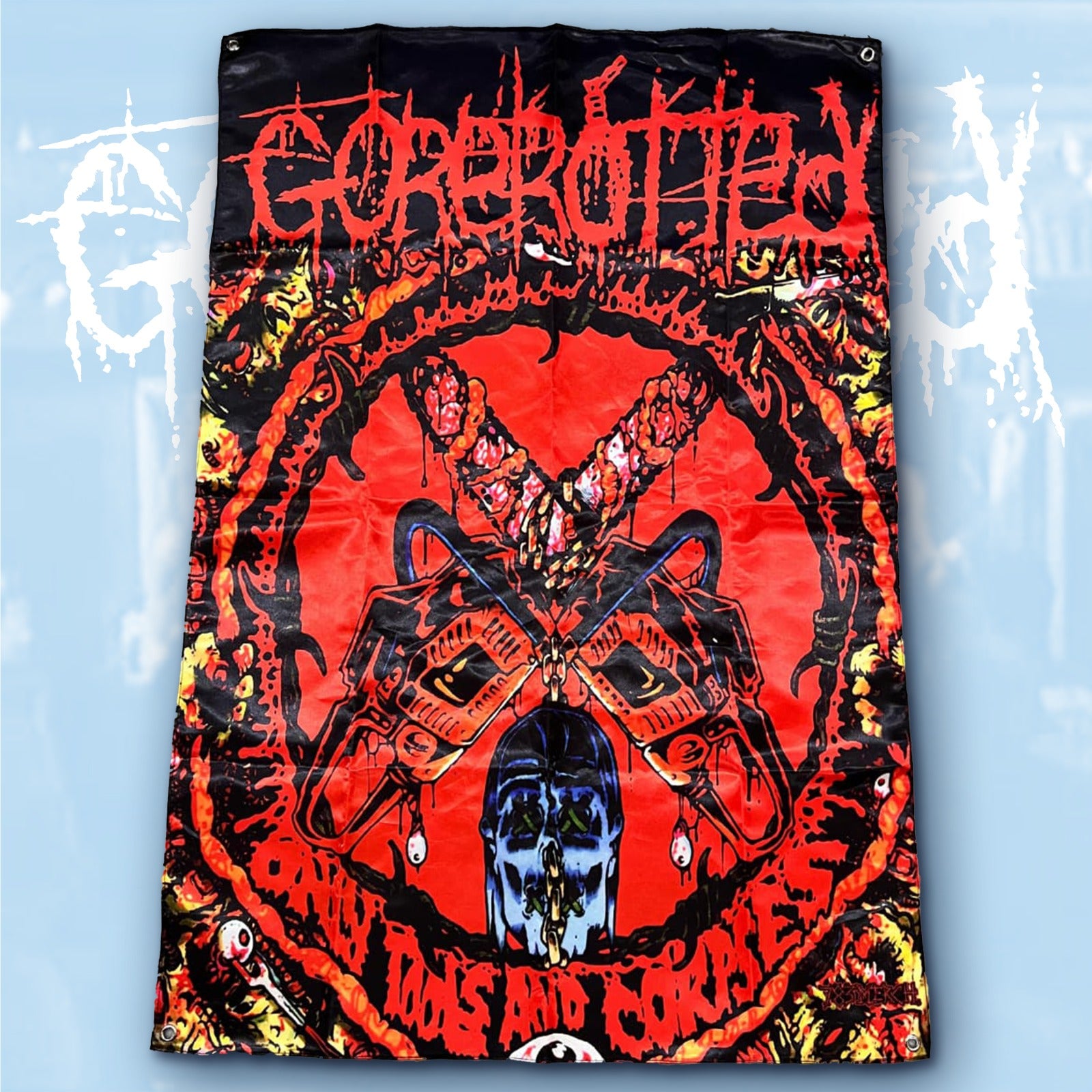 gorerotted-only-tools-and-corpses-drapeau-mural-100x70cm image 1