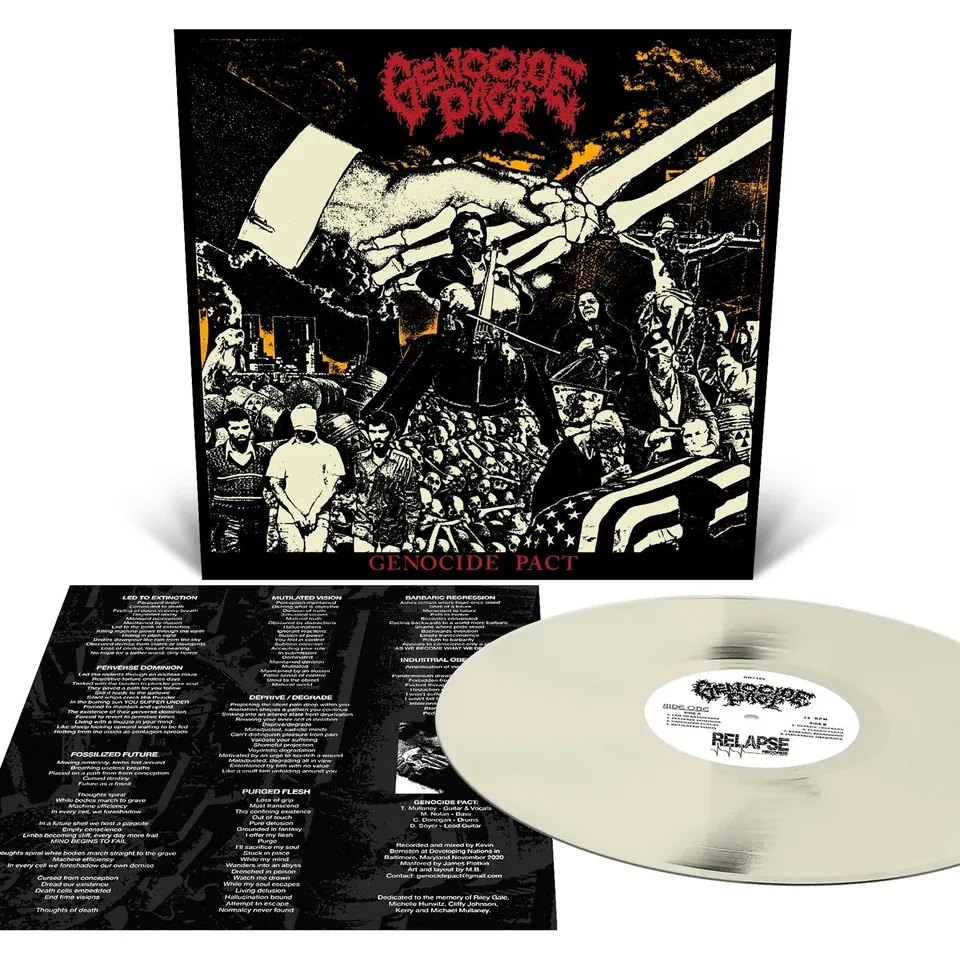 genocide-pact-genocide-pact-vinyle-lp-blanc-os-death-metal image 1