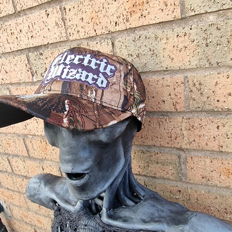 electric-wizard-logo-casquette-baseball-leaf-camo-phospho image 2