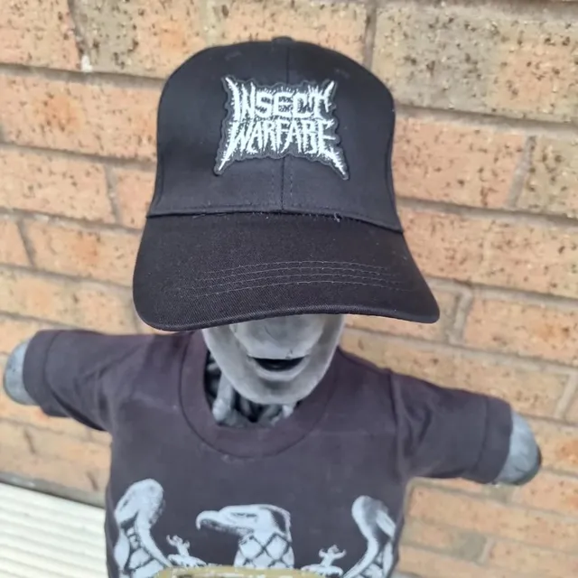 insect-warfare-logo-casquette-baseball-phosphorescent-gris image 1