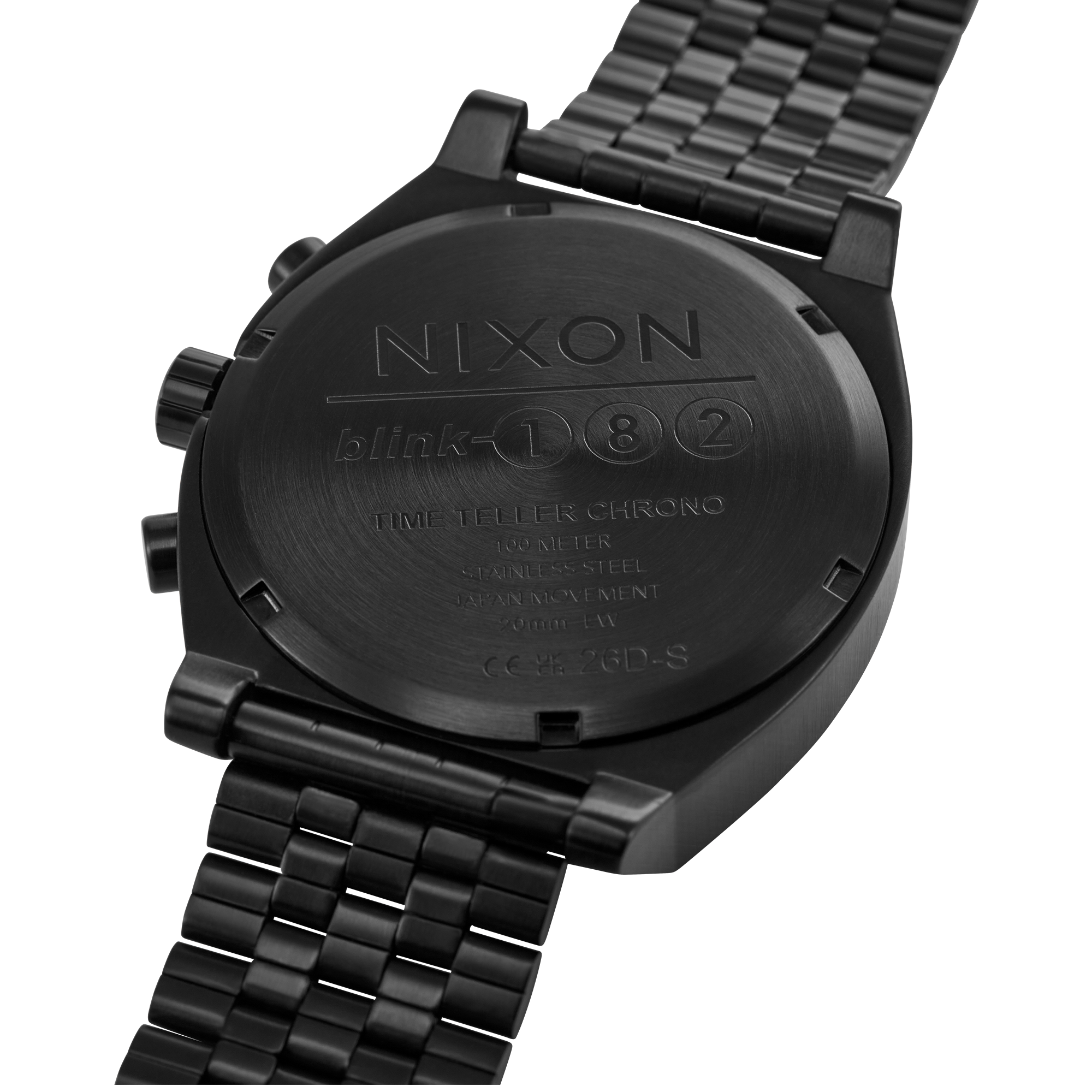 blink-182-nixon-toypaj-time-teller-montre-acier-40mm image 4