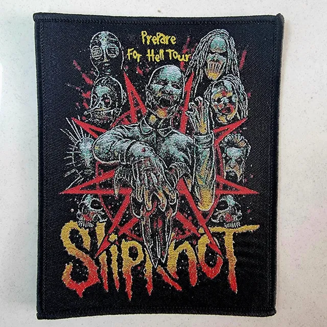 slipknot-prepare-for-hell-tour-patch-tiss-coudre image 1