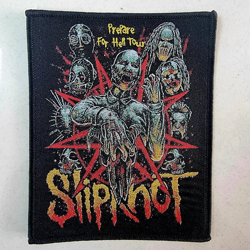 slipknot-prepare-for-hell-tour-patch-tiss-coudre image 1